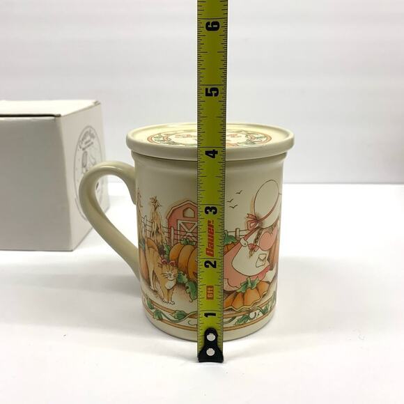 Vintage 1990 Watkins "Sharing is Fun" 6184 Cup 4 of 6 Coffee Mug & Coaster Set - Picture 11 of 13